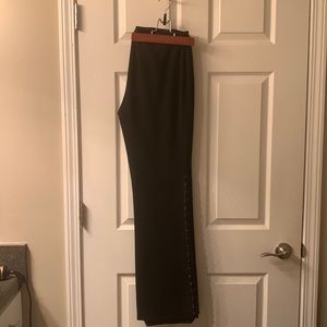 Cache flared lace up pant